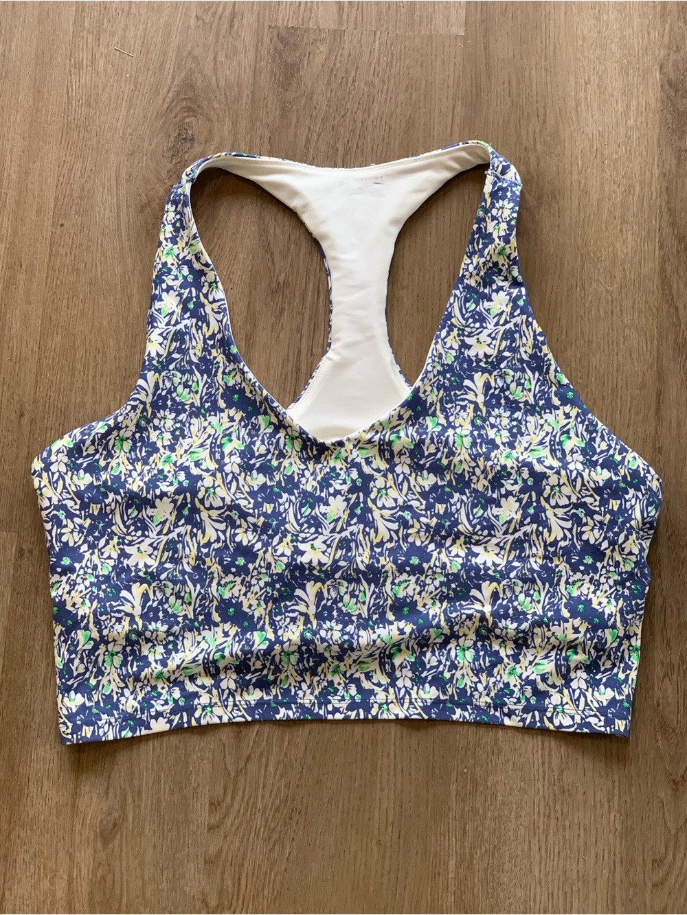 Offline by Aerie Workout Tank Built In Shelf Sport Bra Racerback Crop Top Siz XX